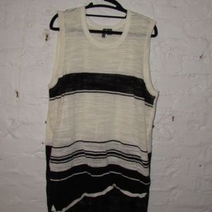 Anthropologie Striped Tunic Tank Top